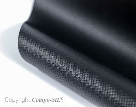 Compo-SiL® decorative film is available in a range of textures, surfaces, and colors.
