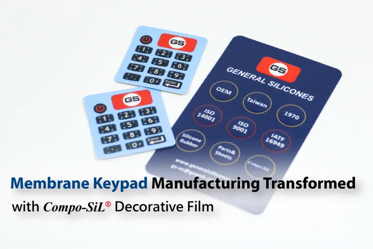 Compo-SiL® decorative film integrates with membrane keypads