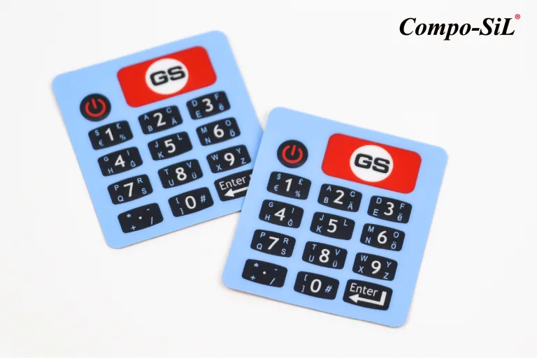 Compo-SiL® decorative film is sterilizatible, which enhances the hygiene of membrane keypads in medical sector.
